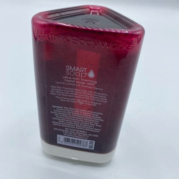 Bath & Body Works Black Cherry Merlot Smart Soap Hand Soap Refill 8.75 fl oz New - Picture 4 of 5